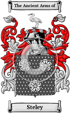 Steley Family Crest Download (JPG) Heritage Series - 600 DPI