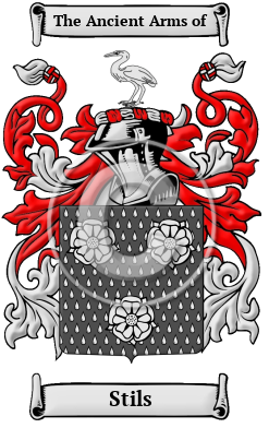 Stils Family Crest Download (JPG) Heritage Series - 600 DPI