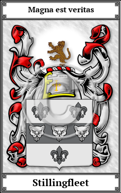 Stillingfleet Family Crest Download (JPG)  Book Plated - 150 DPI