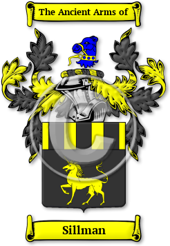 Sillman Family Crest Download (jpg) Legacy Series - 150 DPI
