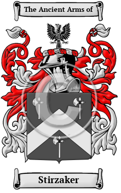 Stirzaker Family Crest/Coat of Arms