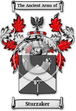 Sturzaker Family Crest Download (jpg) Legacy Series - 150 DPI