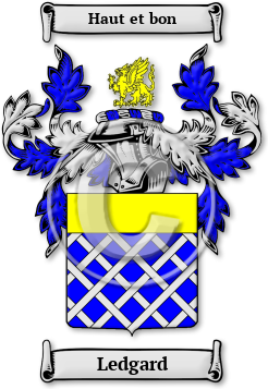 Ledgard Family Crest Download (jpg) Legacy Series - 150 DPI