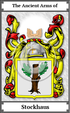 Stockhaus Family Crest Download (JPG) Book Plated - 600 DPI