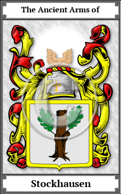 Stockhausen Family Crest Download (JPG)  Book Plated - 150 DPI