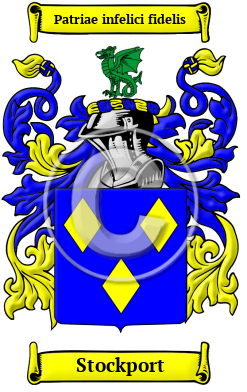 Stockport Family Crest Download (JPG) Heritage Series - 600 DPI