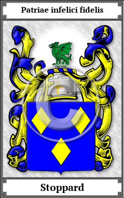 Stoppard Family Crest Download (JPG)  Book Plated - 150 DPI