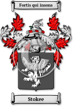 Stokee Family Crest Download (jpg) Legacy Series - 150 DPI