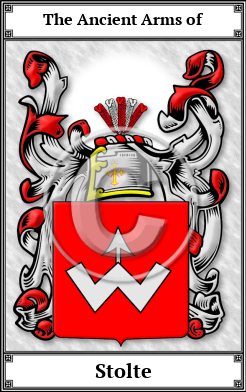 Stolte Family Crest Download (JPG)  Book Plated - 150 DPI