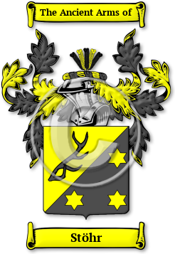Stöhr Family Crest Download (jpg) Legacy Series - 150 DPI