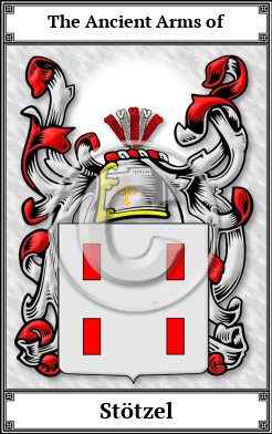 Stötzel Family Crest Download (JPG)  Book Plated - 150 DPI