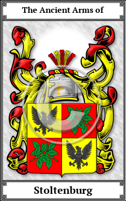 Stoltenburg Family Crest Download (JPG)  Book Plated - 150 DPI