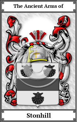 Stonhill Family Crest Download (JPG) Book Plated - 600 DPI