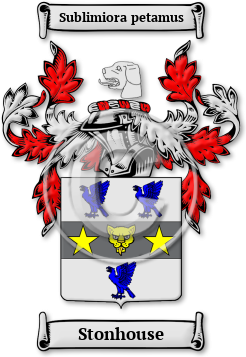 Stonhouse Family Crest Download (jpg) Legacy Series - 150 DPI