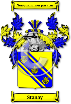 Stanay Family Crest Download (jpg) Legacy Series - 150 DPI