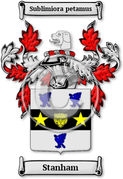 Stanham Family Crest Download (JPG) Legacy Series - 300 DPI