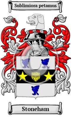 Stoneham Family Crest Download (jpg) Heritage Series - 150 DPI