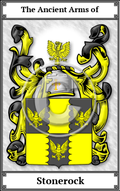 Stonerock Family Crest Download (JPG) Book Plated - 600 DPI