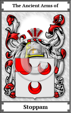 Stoppam Family Crest Download (JPG)  Book Plated - 150 DPI