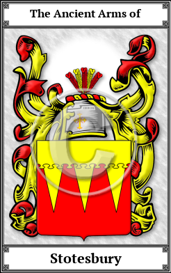 Stotesbury Family Crest Download (JPG)  Book Plated - 150 DPI