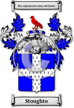 Stoughto Family Crest Download (jpg) Legacy Series - 150 DPI