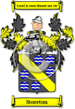 Storeton Family Crest Download (jpg) Legacy Series - 150 DPI