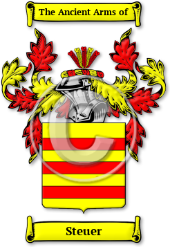 Steuer Family Crest Download (jpg) Legacy Series - 150 DPI