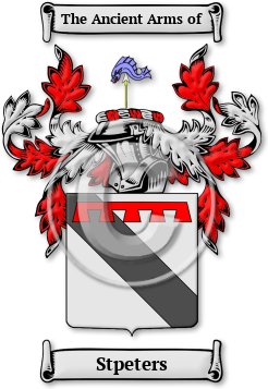 Stpeters Family Crest Download (jpg) Legacy Series - 150 DPI