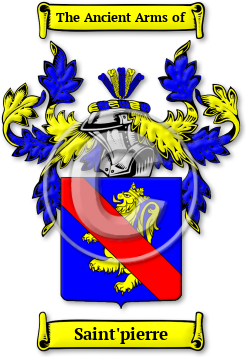 Saint'pierre Family Crest Download (JPG) Legacy Series - 600 DPI
