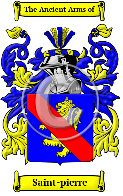 Saint-pierre Family Crest Download (JPG) Heritage Series - 300 DPI