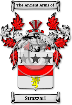 Strazzari Family Crest Download (jpg) Legacy Series - 150 DPI