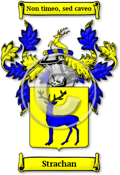 Strachan Family Crest Download (jpg) Legacy Series - 150 DPI