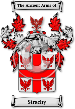 Strachy Family Crest Download (JPG) Legacy Series - 600 DPI