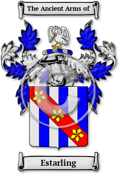 Estarling Family Crest Download (JPG) Legacy Series - 600 DPI