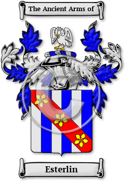 Esterlin Family Crest Download (jpg) Legacy Series - 150 DPI