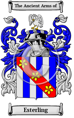 Esterling Family Crest/Coat of Arms
