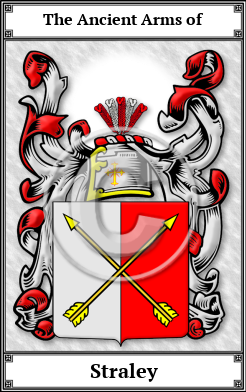 Straley Family Crest Download (JPG)  Book Plated - 150 DPI