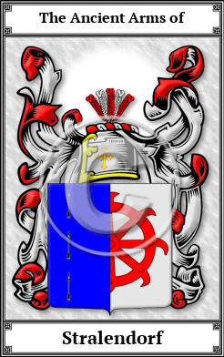 Stralendorf Family Crest Download (JPG)  Book Plated - 150 DPI