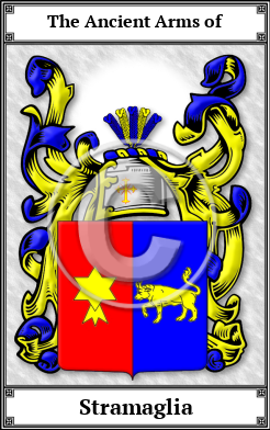 Stramaglia Family Crest Download (JPG) Book Plated - 600 DPI
