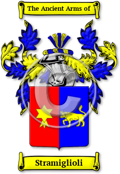 Stramiglioli Family Crest Download (JPG) Legacy Series - 600 DPI