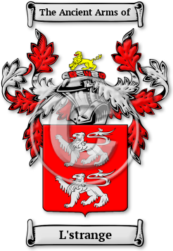 L'strange Family Crest Download (jpg) Legacy Series - 150 DPI