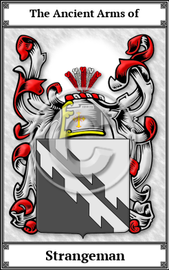 Strangeman Family Crest Download (JPG)  Book Plated - 150 DPI