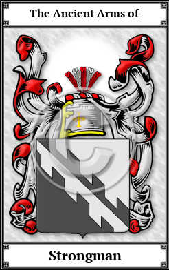 Strongman Family Crest Download (JPG)  Book Plated - 150 DPI