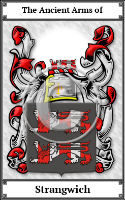 Strangwich Family Crest Download (JPG)  Book Plated - 150 DPI