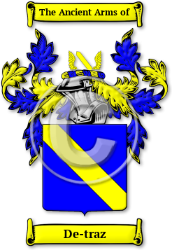 De-traz Family Crest Download (JPG) Legacy Series - 600 DPI