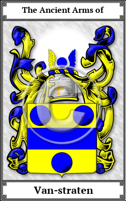 Van-straten Family Crest Download (JPG)  Book Plated - 150 DPI