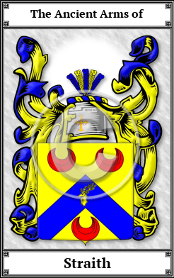 Straith Family Crest Download (JPG)  Book Plated - 150 DPI