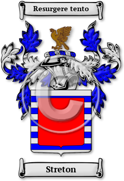 Streton Family Crest Download (JPG) Legacy Series - 600 DPI