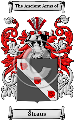 Štraus Family Crest Download (JPG) Heritage Series - 300 DPI
