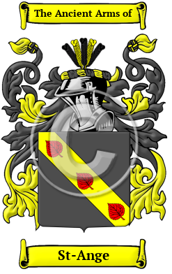 St-Ange Family Crest Download (JPG) Heritage Series - 300 DPI
